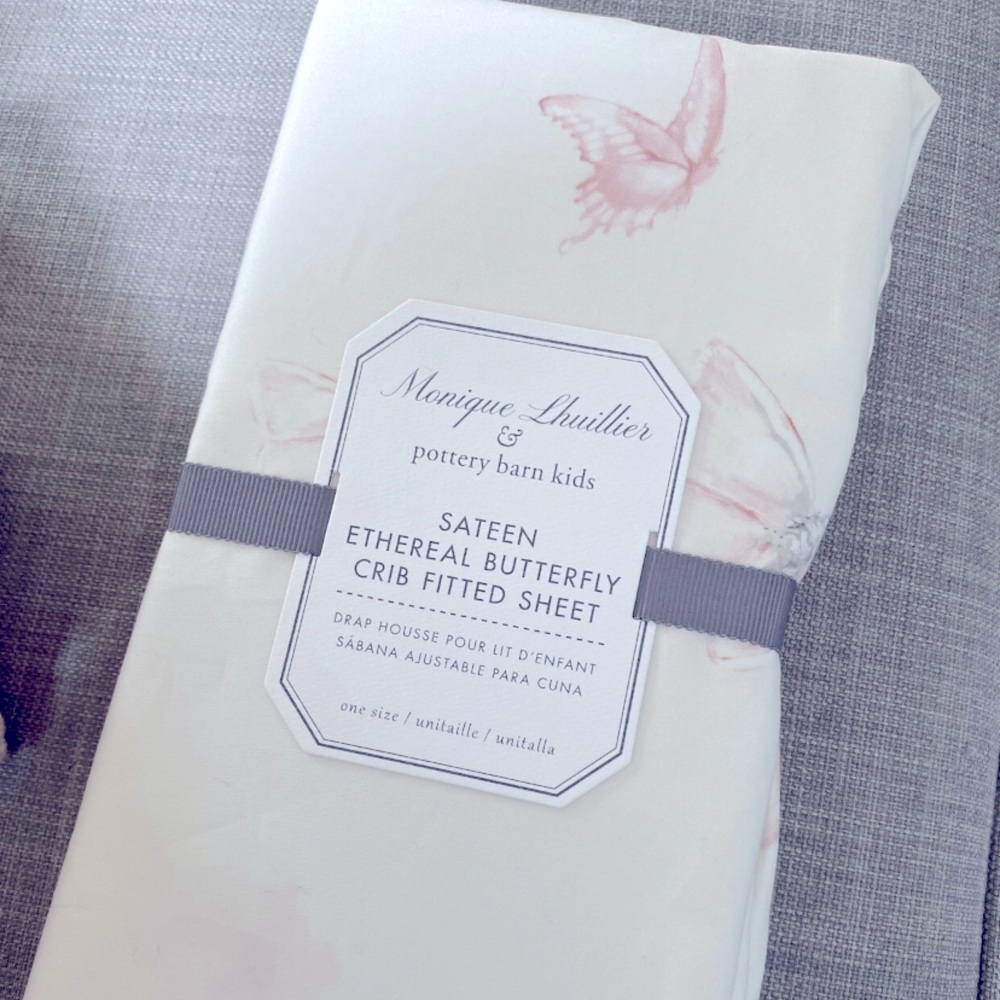 Pottery barn kids crib sheet